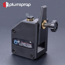 BMG Dual Drive Extruder чёрный. Правый. Экструдер v6 директ, боуден V6, боуден MK8. подача с двух шестерней.