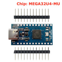 Модуль Pro Micro ATMEGA32U4 5 В/16 МГц с Загрузчиком для arduino MINI USB/Micro USB с 2-рядным контактным разъемом для arduino