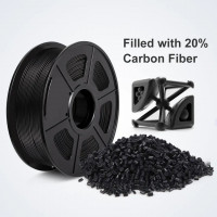 PLA Carbon  пластик 1 кг чёрный от SUNLU 1.75мм.