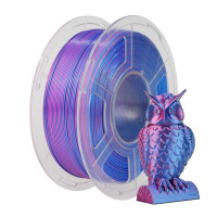  PLA+Шёлк Dual Color Красный Синий пластик 1 кг  от SUNLU 1,75 мм