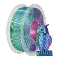  PLA+Шёлк Tri Color Синий Зеленый Фиолетовый пластик 1 кг  от SUNLU 1,75 мм