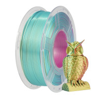  PLA+Шёлк Tri Color Красный Желтый Зеленый пластик 1 кг  от SUNLU 1,75 мм