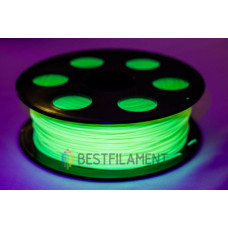 PETG от «Bestfilament» флуоресцентный жёлтый для 3D принтеров. 1.75мм. 1 кг