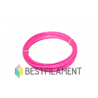 PLA от «Bestfilament» розовый для 3D принтеров. 1.75мм. 10 м
