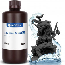 Фотополимерная смола ABS-LIKE RESIN V2  черная 1 кг от Anycubic  405нм.