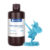 Фотополимерная смола Water-Wash Resin+ прозрачная 1 кг от Anycubic 365-405нм.