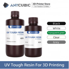 Фотополимерная смола  UV TOUGH Resin+  прозрачная зеленая 1 кг от Anycubic 365-405нм.