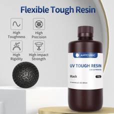 Фотополимерная смола  UV TOUGH Resin+  черная  1 кг от Anycubic 365-405нм.