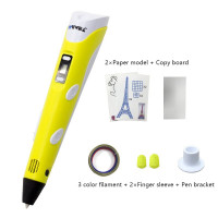 3D ручка Myriwell RP-100B жёлтая